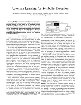 Automata Learning for Symbolic Execution