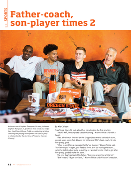 Father-Coach, Son-Player Times 2