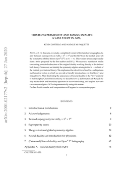 Twisted Supergravity and Koszul Duality: a Case Study in Ads $