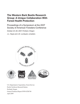 The Western Bark Beetle Research Group