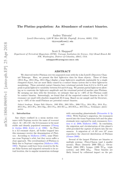 The Plutino Population: an Abundance of Contact Binaries