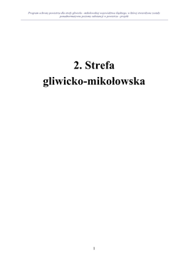 2. Strefa Gliwicko-Mikołowska