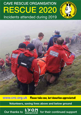 RESCUE 2020 Incidents Attended During 2019