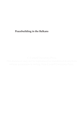 Cornell University Press This Document May Not Be Reproduced Or Distributed in Any Form Without Permission in Writing from Cornell University Press