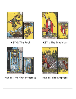 The Magician KEY II: the High Priestess KEY III: the Empress