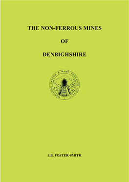 The Non-Ferrous Mines of Denbighshire.Pmd