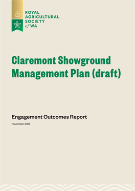 Management Plan (Draft)