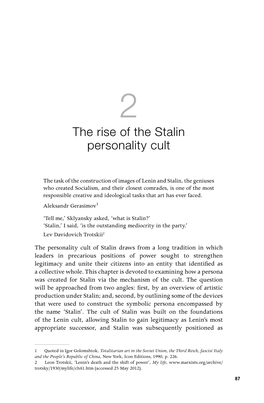 The Rise of the Stalin Personality Cult