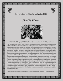 The 400 Blows