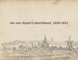 Jan Van Goyen's Sketchbook, 1650-1651