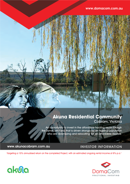 Akuna Residential Community Cobram, Victoria