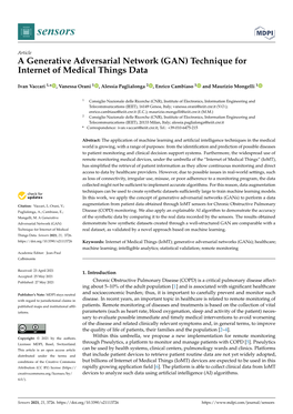 (GAN) Technique for Internet of Medical Things Data