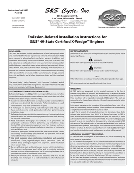 S&S® Cycle, Inc