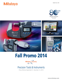 Fall Promo 2014