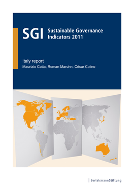 Italy Country Report | SGI Sustainable Governance Indicators 2011