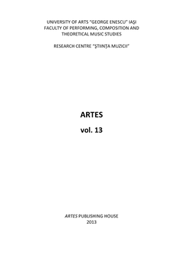 ARTES Vol. 13