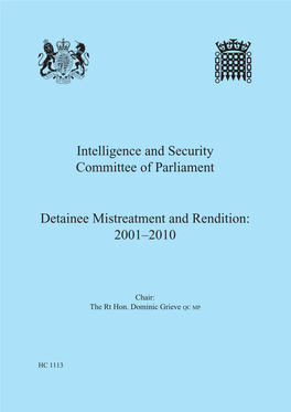 Detainee Mistreatment and Rendition: 2001–2010
