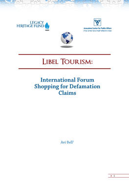 Libel Tourism