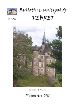 Mairie De Vebret Publication & Mise En Page : Denis Letemplier