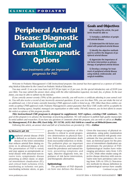 Peripheral Arterial Disease