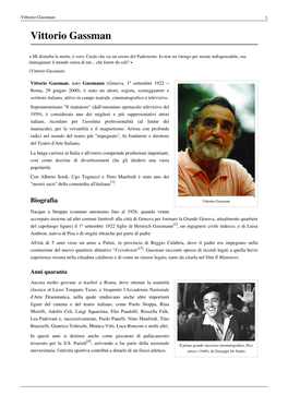 Vittorio Gassman 1 Vittorio Gassman