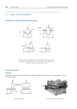 26 2.3 SHEET METALWORKING Classification of Sheet