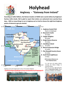 Holyhead Anglesey - “Gateway from Ireland”