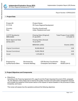 World Bank Document