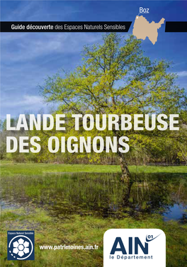 Guide Découverte Des Espaces Naturels Sensibles De La Lande Tourbeuse Des Oignons À