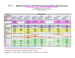 MC OASAS Certified Treatment Provider Referral Directory August