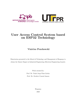 User Access Control System Based on ESP32 Technology
