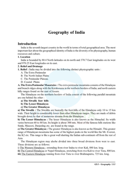 Geography of India