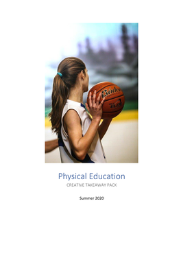Physical Education CREATIVE TAKEAWAY PACK