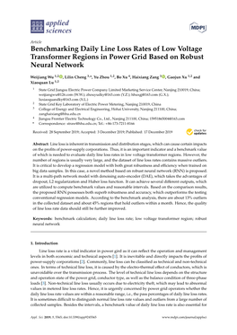 Benchmarking Daily Line Loss Rates of Low Voltage Transformer Regions in Power Grid Based on Robust Neural Network