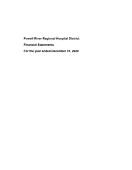 RHD Financials Statements 2020 Final.Xlsx