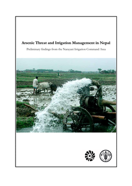 Arsenic Threat and Irrigation Management in Nepal