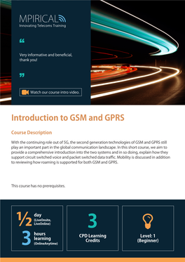 1. Introduction to GSM and GPRS • Sending and Receiving Data: - Session Management and PDP Contexts