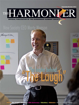 The Leader Behind “The Laugh” 10 Marty Monson’S Laugh Is Like the Man: Original, No Interchapter Concert