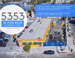 5353 W Pico Blvd LOS ANGELES, CA 90019