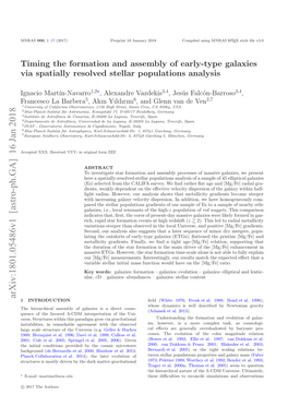 Timing the Formation and Assembly of Early-Type Galaxies Via Spatially