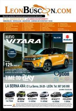 LEÓN. Tel. 987 245 990 GAMA SUZUKI