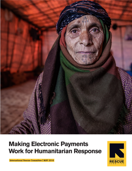 Making Electronic Payments Work for Humanitarian Response