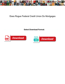 Does Rogue Federal Credit Union Do Mortgages