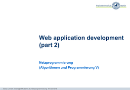 Javascript … • Some Basics • the Document Object Model (DOM) • Javascript Frameworks (E.G., Jquery, Processing.Js)