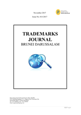 Trademarks Journal Brunei Darussalam