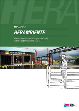Herambiente Herambiente Is Italy’S Largest Company in the Waste Treatment Sector