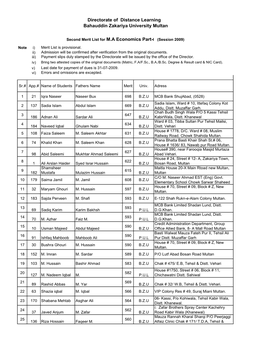 Economics Part-I (Session 2009)