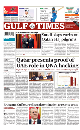 Qatar Presents Proof of UAE Role in QNA Hacking