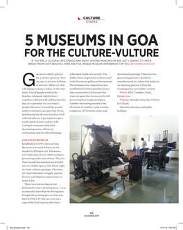 5 Museums in Goa for the Culture-Vulture