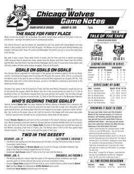 Chicago Wolves Game Notes GRAND RAPIDS at CHICAGO JANUARY 16, 2019 7 P.M